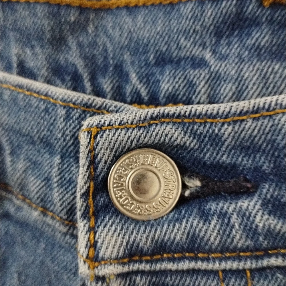 LEVI'S Premium Big E‎ 501 Jeans Blue Denim Regular Straight Womens W28 L26